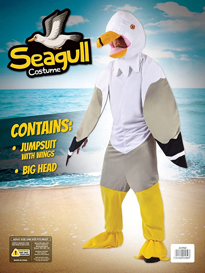 Seagull Adult Costume Big Head Mascot