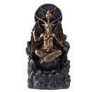 Baphomet Antiquity Occult Backflow Incense Burner Gothic Ornament 18cm 2