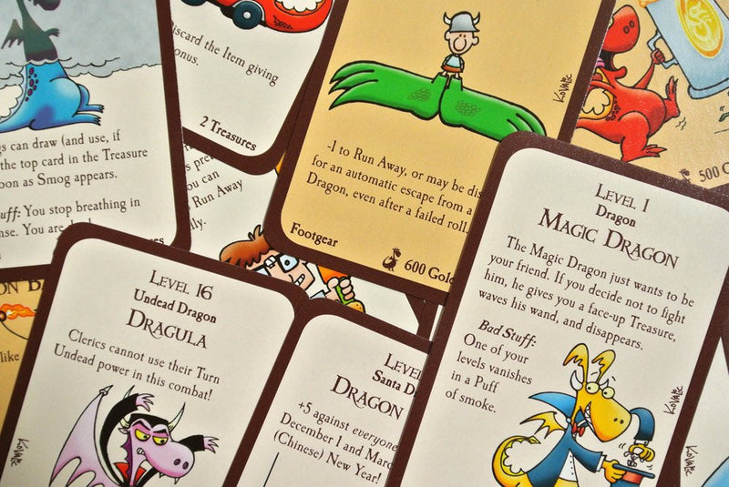 Steve Jackson Games Munchkin Dragons Card Game (Mini-Expansion) | 15 Cards | Adult, Kids, & Family Game | Fantasy Adventure Roleplaying Game | Ages 10+ | 3-6 Players | Avg Play Time 120 Min | from