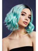Fever Kourtney Wig Peppermint Two Toned Blend Curls Long Bob Centre Parting 30cm 1