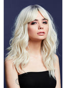 Fever Ashley Wig Two Toned Blend Ice Blonde Wavy Long Layered Centre Parting 48cm 1