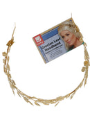 Grecian Leaf Headband Gold Coloured Adult Costume Jewellery 2