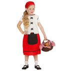 Peasant Girl  Vest, Skirt With Pouch, Headscarf 