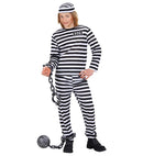 Convict White/Black  Coat, Pants, Hat 
