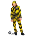 Convict Yellow/Black  Coat, Pants, Hat 