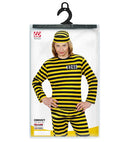 Convict Yellow/Black  Coat, Pants, Hat 
