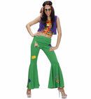 Woodstock Hippie Girl  Top, Vest, Pants, Headband 
