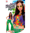 Woodstock Hippie Girl  Top, Vest, Pants, Headband 