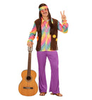 Hippie  Shirt With Vest, Pants, Headband 
