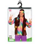 Hippie  Shirt With Vest, Pants, Headband 