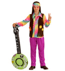 Hippie  Shirt With Vest, Pants, Headband 