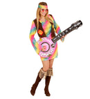 Hippie  Dress With Vest, Headband 