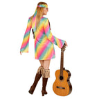 Hippie  Dress With Vest, Headband 