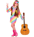 Hippie  Dress With Vest, Headband 