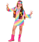 Hippie  Dress With Vest, Headband 