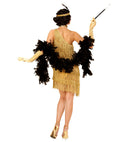 Flapper  Dress, Choker, Headband With Feather 