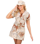 Desert Storm Soldier  Dress, Belt, Hat 