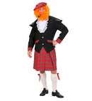 Scotsman  Jacket, Jabot, Kilt, Bows For Socks, Hat 