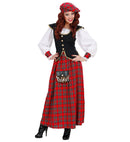 Scottish Lass  Dress, Hat 
