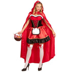 Red Capelet  Dress, Hooded Cape 