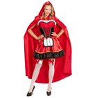 Red Capelet  Dress, Hooded Cape 