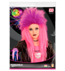Neon Pink & Violet Punkadelic Wig In Polybag
