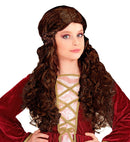 Brown Medieval Wench Wig In Polybag
