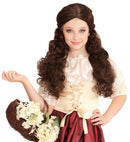 Brown Medieval Wench Wig In Polybag