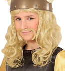Gaulois Wig With Moustache In Box