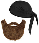 Outlaw Biker  Bandana & Beard 