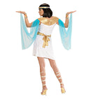 Egyptian Queen  Dress, Collar With Veils, Belt, Bracelets, Beaded Headpiece 