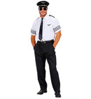 Pilot  Shirt, Tie, Hat 