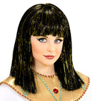 Cleopatra Wig With Tinsel In Polybag