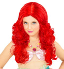 Red Mermaid Wig In Polybag