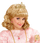 Blonde Princess Wig With Tiara In Box