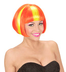 Neon Yellow Streaked Orange Valentina Wig In Box