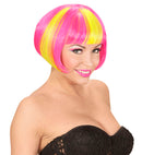 Neon Yellow Streaked Pink Valentina Wig In Box