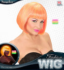 Mixed Neon Pink & Yellow Valentina Wig In Box