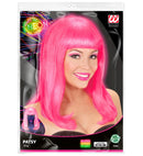 Neon Pink Patsy Wig In Polybag