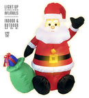 Light-Up Airblown Inflatable Santa Claus 122 Cm