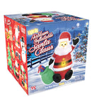 Light-Up Airblown Inflatable Santa Claus 122 Cm