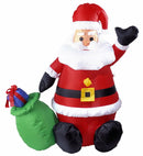 Light-Up Airblown Inflatable Santa Claus 122 Cm
