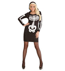 Glam Skeleton Girl  Hooded Dress 