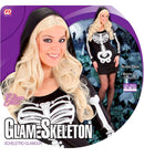 Glam Skeleton Girl  Hooded Dress 