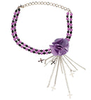Purple Gothic Flower Choker