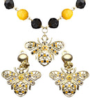 Bee Necklace & Earrings Set