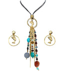 Cleopatra Necklace & Earrings Set