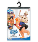 Explorer On Ostrich  Airblown Inflatable Costume  