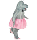 Hippo Ballerina  Airblown Inflatable Oversized Costume With Mask  
