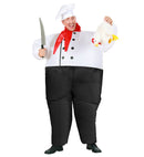 Chef  Airblown Inflatable Costume, Scarf, Hat  